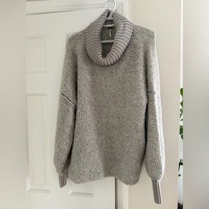 Free People Milo Pullover sweater in gray